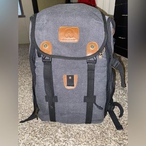 Digiant Large Camera backpack, 21 inch canvas DSLR camera bag